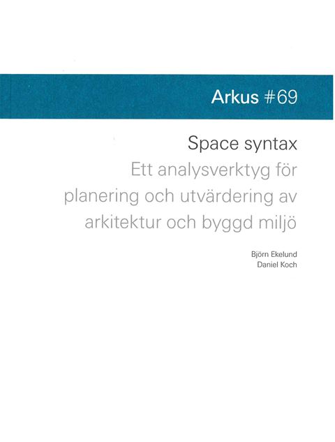 Space syntax