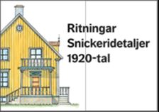 E-BOK Ritningar Snickeridetaljer 1920-tal