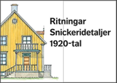 E-BOK Ritningar Snickeridetaljer 1920-tal