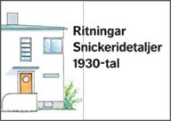 E-BOK Ritningar Snickeridetaljer 1930-tal