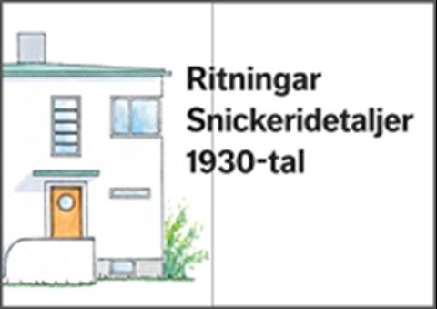 E-BOK Ritningar Snickeridetaljer 1930-tal