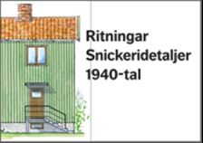 E-BOK Ritningar Snickeridetaljer 1940-tal