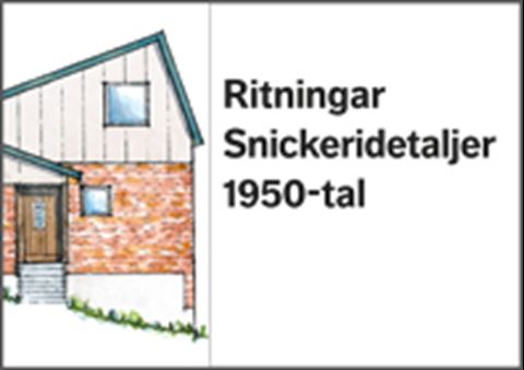 E-BOK Ritningar Snickeridetaljer 1950-tal