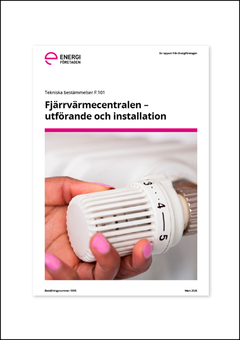 Fjärrvärmecentralen - utförande och installation. F:101