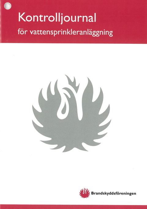 Kontrolljournal för vattensprinkleranläggning