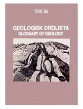 Geologisk ordlista. TNC 86 (inbunden)