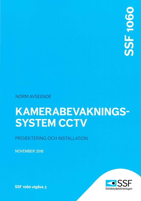 SSF 1060:3 Kameraövervakningssystem CCTV