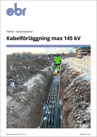 EBR Kabelförläggning max 145 kV