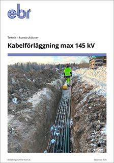 EBR Kabelförläggning max 145 kV