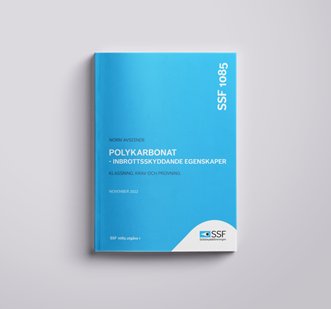 SSF 1085:1 Polykarbonat Klassning, krav och provning
