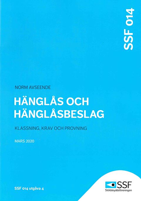 SSF 014 Hänglås och hänglåsbeslag. Utg 4