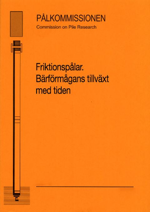 Friktionspålar. Bärförmågans tillväxt med tiden