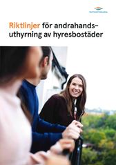 Riktlinjer för andrahandsuthyrning av hyresbostäder