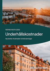 Underhållskostnader inkl checklista Repab Fakta 2025