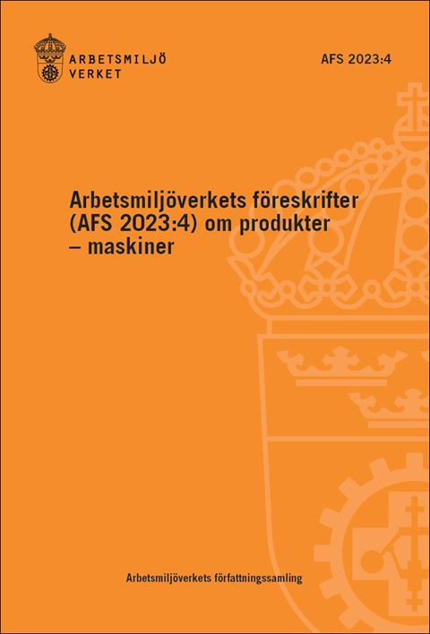 AFS 2023:4 Produkter - maskiner