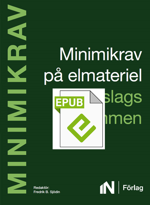 E-BOK Minimikrav på elmateriel i olika slags utrymmen