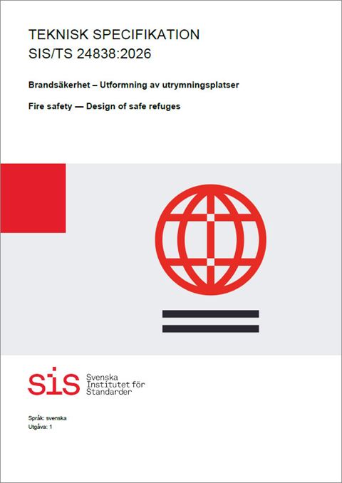 E-BOK SIS/TS 24838:2026 Brandsäkerhet