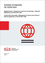 E-BOK SS 32206:2024 Byggdokument - Hantering av versioner och ändringar