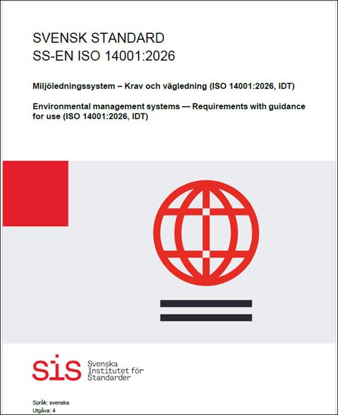 SS-EN ISO 14001:2026 Miljöledningssystem