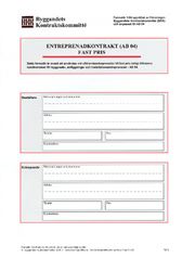 Entreprenadkontrakt (AB 04) fast pris. Formulär 1/04 anpassat till AB 04