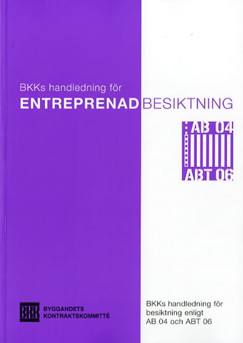E-BOK Entreprenadbesiktning
