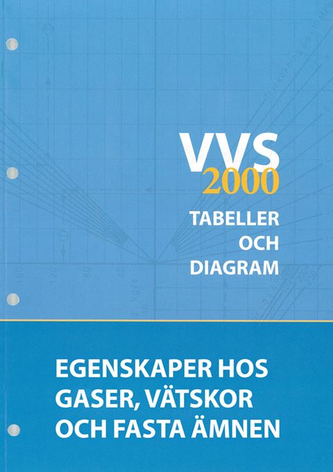 VVS 2000 Tabeller & diagram. Egenskaper hos gaser, vätskor och fasta ämnen