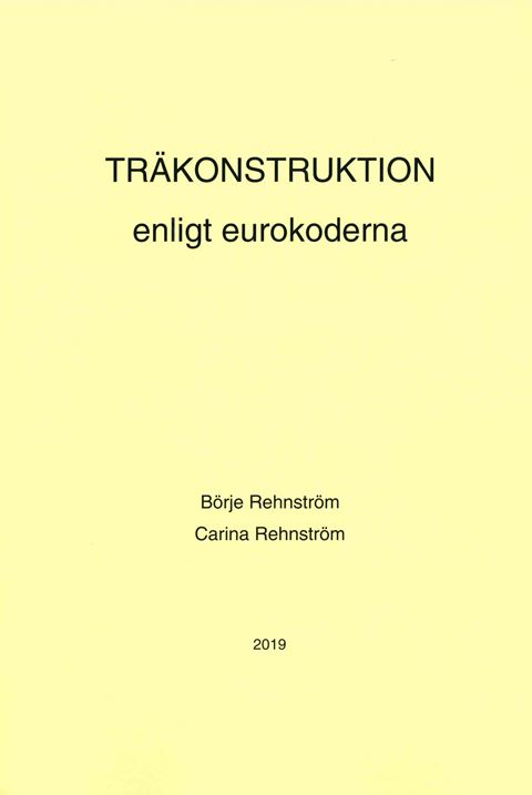 Träkonstruktion enl eurokoderna 2019